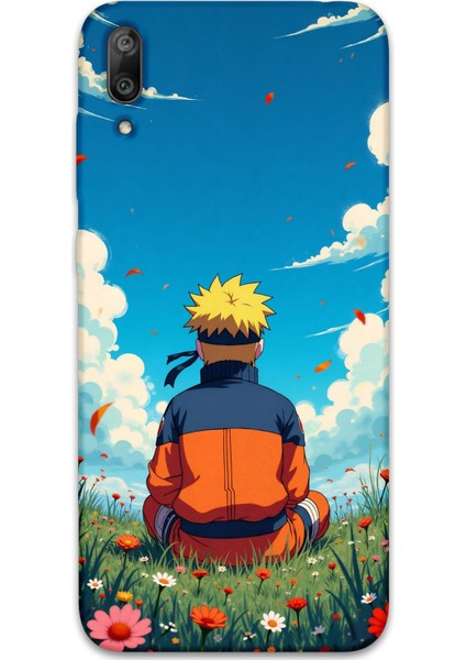 Huawei Y7 Prime 2019 Uyumlu Anime Desenli Telefon Kılıfı + Ekran Koruyucu - 5747