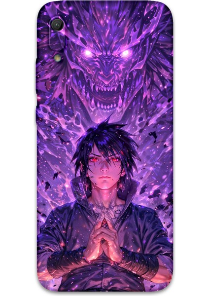 Huawei Y6 2019 Uyumlu Anime Desenli Telefon Kılıfı + Ekran Koruyucu - 5901