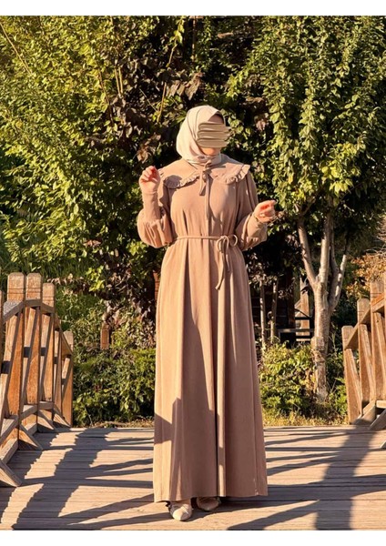 Ankanoor Seyyar Bebe Yakalı Örme Elbise ANKA255106 modelleri