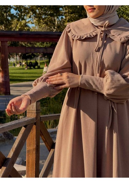 Ankanoor Seyyar Bebe Yakalı Örme Elbise ANKA255106 indirimleri