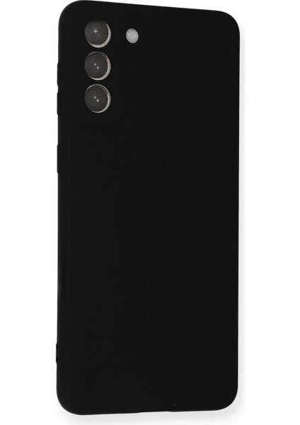 Samsung Galaxy S21 Plus Kılıf Nano Içi Kadife Silikon - Siyah