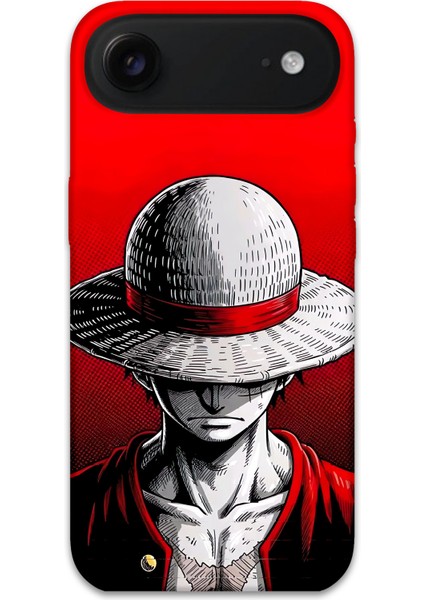 iPhone 17 Air Uyumlu Anime Desenli Telefon Kılıfı + Ekran Koruyucu - 5891