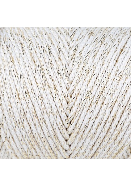 Loren Soft Star Makrome Ipi Sarı Simli Krem RM103 fiyatları