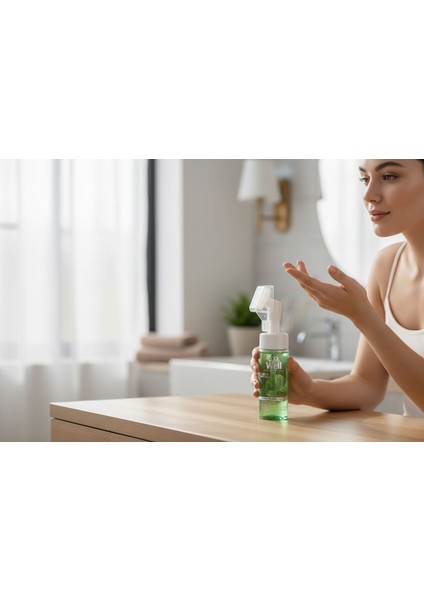 Fırça Başlıklı Sivilce Karşıtı Yüz Yıkama Köpüğü 150ML modelleri