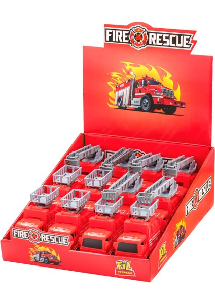 Sürtmeli Itfaiye Kamyonu 10CM modelleri