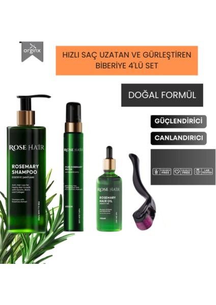 Dökülme Karşıtı 4'lü Saç Veciltbakım Seti