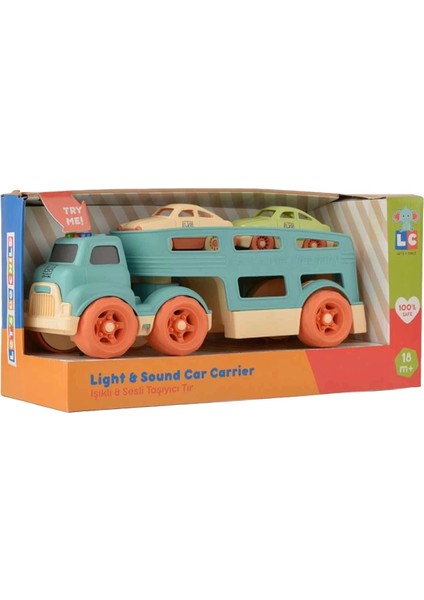 Lc Sesli ve Işıklı Taşıyıcı Tır 3 Parça - 1 Adet Stokta Olan Gönderilir indirimleri