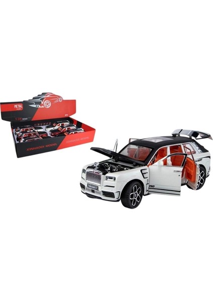 ZHD-B2408 -Vardem Çek Bırak Işıklı ve Sesli Kapıları Açılan Mrs Polis Araba 1:24 modelleri