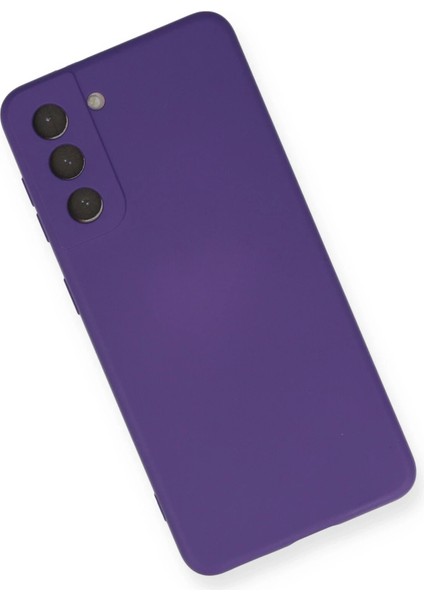 Samsung Galaxy S21 Kılıf Nano Içi Kadife Silikon - Mor