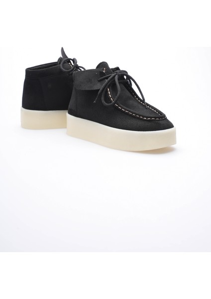 Kadın Süet Bot Saraçlı Siyah Aldora