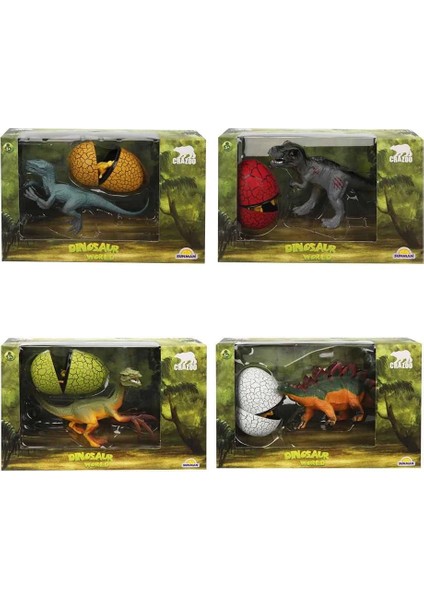 Dinozor ve Yavrusu Oyun Seti -1 Adet Stokta Olan Gönderilir