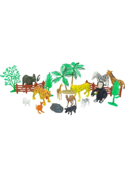 Hayvan Seti - 12 Parça Vahşi Hayvanlar Çiftlik Seti - YS2789 (Lisinya) fiyatları