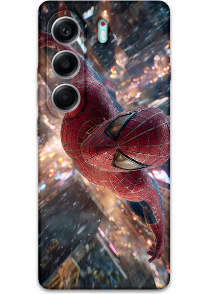 Tecno Camon 40 Pro 5g Uyumlu Spiderman Desenli Telefon Kılıfı + Ekran Koruyucu - 5935