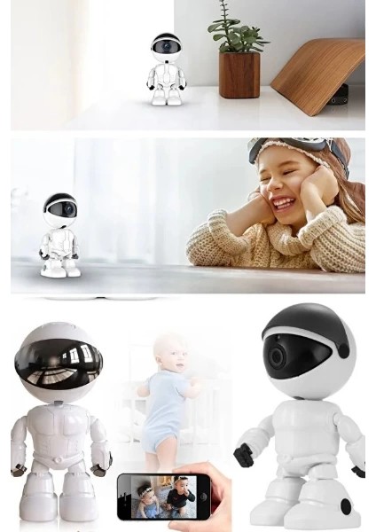 Robot Görünümlü Wi-Fi Bebek Kamerası indirimleri
