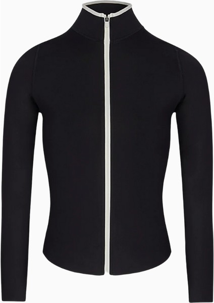 Base Contrast Trim Zip Up Jacket Şekillendirici Kontrast Detaylı Kadın Ceket fiyatları