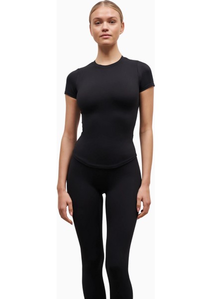 Base Contrast Trim Zip Up Jacket Şekillendirici Kontrast Detaylı Kadın Ceket indirimleri