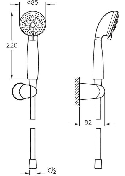 Compact 3f El Duşu Takımı A45694 fiyatları