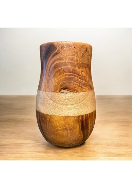 🌰🌿 El Yapımı Ceviz & Akasya Ahşap Vazo modelleri