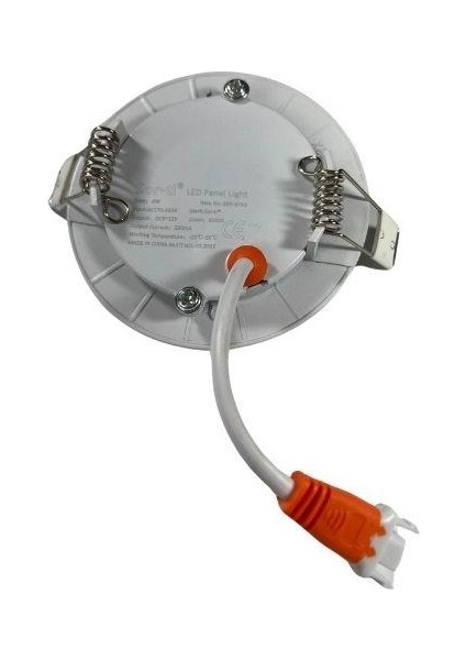 Sıvaaltı Beyaz (Gömme) LED Panel-Spot Lamba Işık Gücü: 3W Dış Çap:8,5 cm Delik Çap:7,5 cm