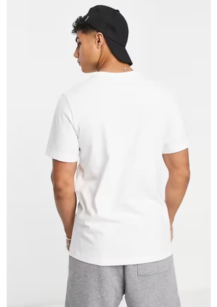 Jordan Jumpman Short-Sleeve Pamuklu Beyaz Erkek Tişört modelleri