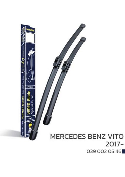 Techmrt Niken Mercedes Benz Vito 2017-ARACA Özel Silecek