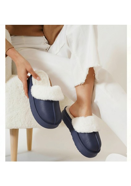 Kadın Içi Tüylü Ev Terliği