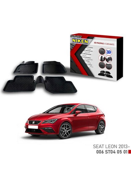 Techmrt 3D Paspas Seat Leon 2013-