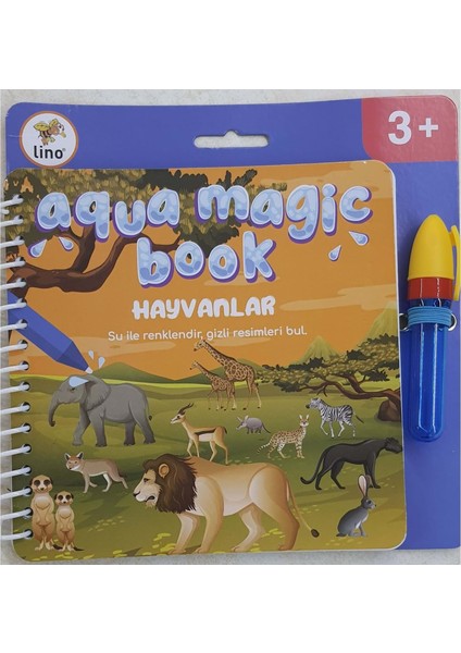 Aqua Magic Book Hayvanlar (Sihirli Boyama Kitabı)