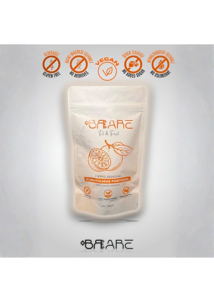 Portakal Kuru Meyve Cipsi | Fırınlanarak Kurutulmuş Doğal Taze Hasat Air Dried Çıtır Portakal