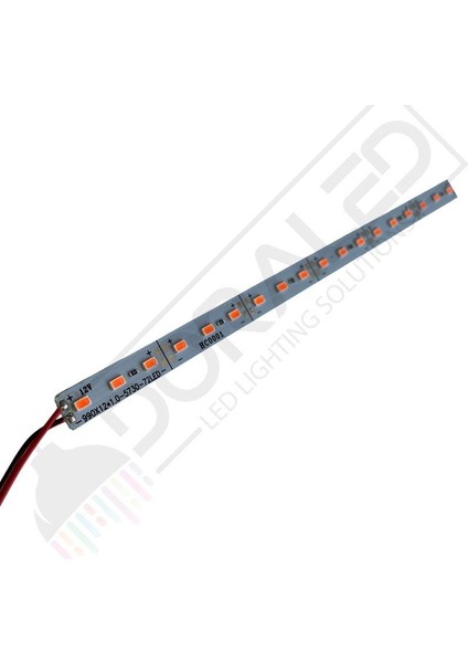 12 Volt Bantlı 5730 Ledli LED Bar Alüminyum Çubuk LED 72 Ledli Amber (Sarı)