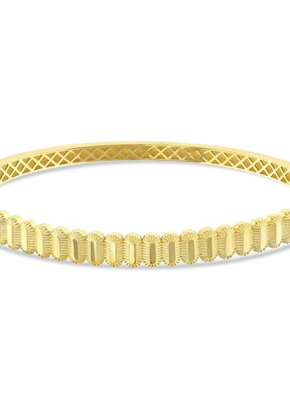 Altın Tasarım Kelepçe - 14K