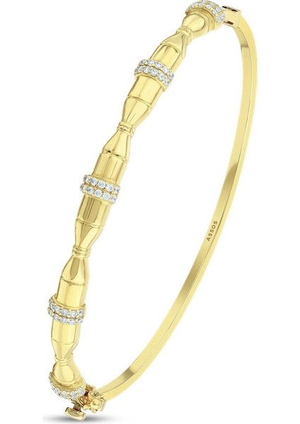 Tasarım Altın Kelepçe - 14K