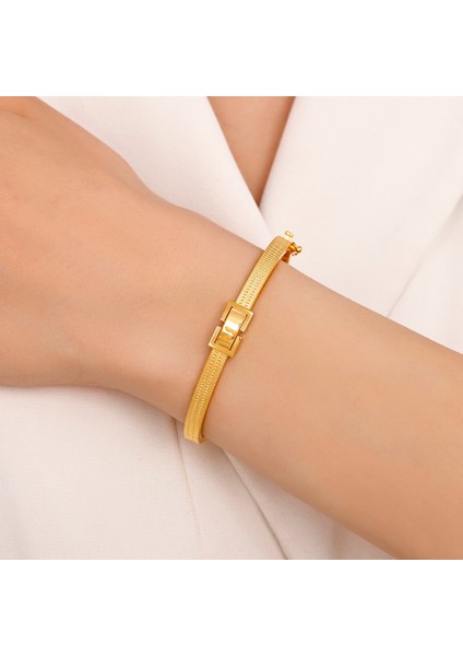 Altın Kelepçe Bilezik - 14K