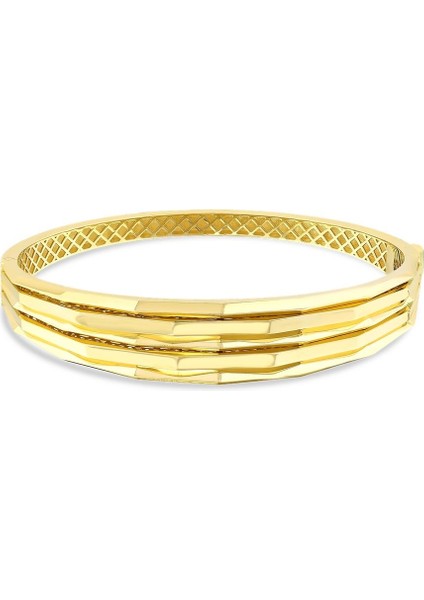 Altın Tasarım Kelepçe - 14K