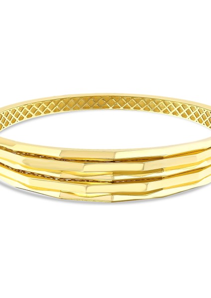 Altın Tasarım Kelepçe - 14K