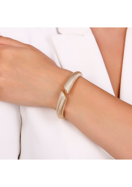 Tasarım Altın Kelepçe - 14K