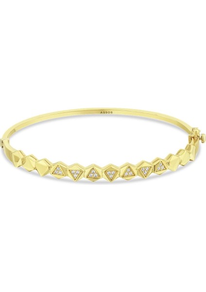 Tasarım Altın Kelepçe - 14K