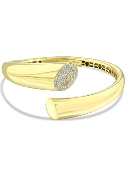 Tasarım Altın Kelepçe - 14K