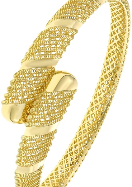 Tasarım Altın Kelepçe - 14K