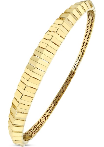 Tasarım Altın Kelepçe - 14K