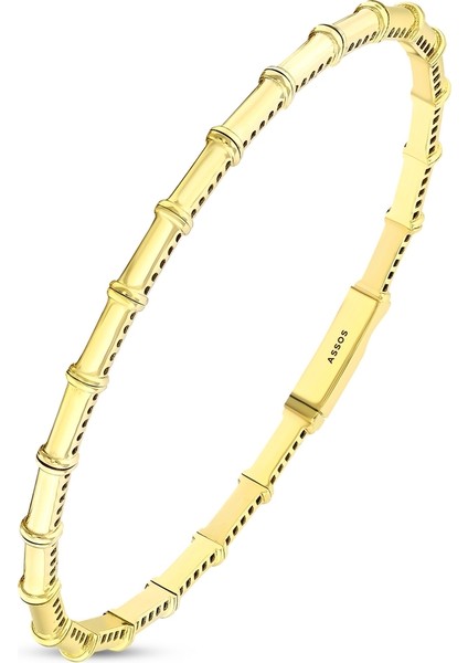 Altın Tasarım Kelepçe - 14K