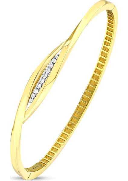 Tasarım Altın Kelepçe - 14K