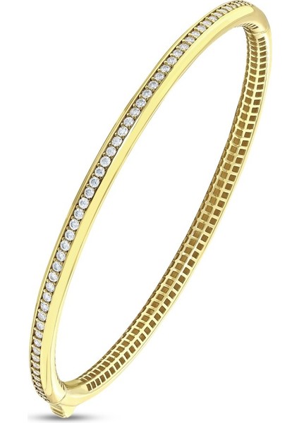 Altın Tasarım Kelepçe - 14K