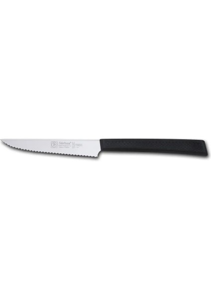 Sürbısa 61107 - Sürmene Lazerli Tırtıklı Biftek / Steak Bıçağı 12 cm