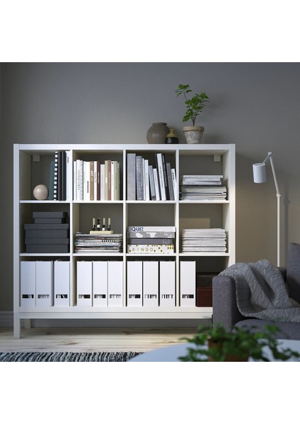 Kallax Açık Raf Ünitesi Beyaz 147 x 129 cm modelleri