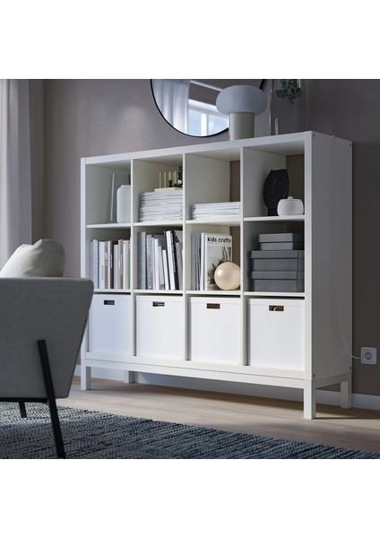 Kallax Açık Raf Ünitesi Beyaz 147 x 129 cm fırsatları