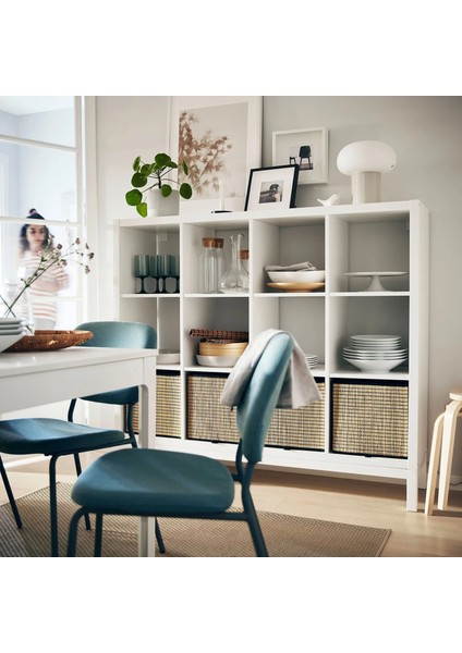 Kallax Açık Raf Ünitesi Beyaz 147 x 129 cm