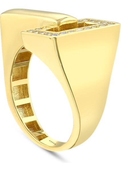 Tasarım Altın Yüzük - 14K