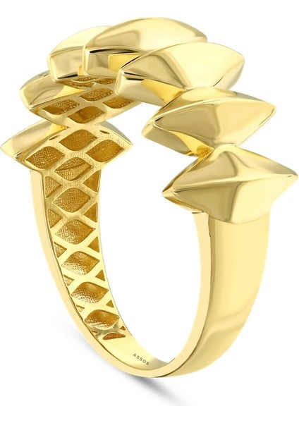 Altın Tasarım Yüzük - 14K