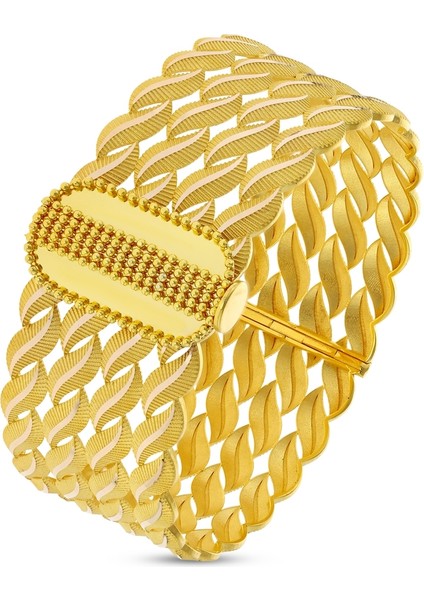 Altın Kelepçe Bilezik - 14K